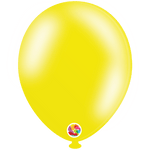 Balloonia Latex Metallic Lemon Yellow 5″ Latex Balloons (100 count)