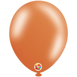 Balloonia Latex Metallic Orange 12″ Latex Balloons (50 count)