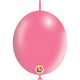 Metallic Rose Pink Deco-Link 6″ Latex Balloons (100 count)