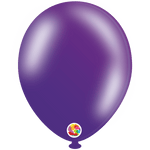 Balloonia Latex Metallic Purple 12″ Latex Balloons (50 count)
