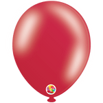 Balloonia Latex Metallic Red 12″ Latex Balloons (50 count)