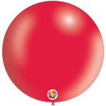 Balloonia Latex Metallic Red 23″ Latex Balloons (5 count)