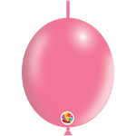 Balloonia Latex Metallic Rose Pink Deco-Link 12″ Latex Balloons (100 count)