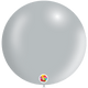 Metallic Silver 36″ Latex Balloons (5 count)