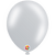 Balloonia Latex Metallic Silver 5″ Latex Balloons (100 count)