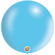 Metallic Sky Blue 36″ Latex Balloons (5 count)