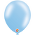 Balloonia Latex Metallic Sky Blue 5″ Latex Balloons (100 count)
