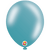 Balloonia Latex Metallic Turquoise 5″ Latex Balloons (100 count)