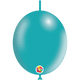 Metallic Turquoise Deco-Link 12″ Latex Balloons (100 count)