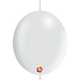 Globos de látex blanco metálico Deco-Link de 12″ (100 unidades)