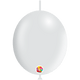 Metallic White Deco-Link 12″ Latex Balloons (100 count)