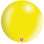 Balloonia Latex Metallic Yellow 36″ Latex Balloons (5 count)
