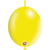 Balloonia Latex Metallic Yellow Lemon Deco-Link 12″ Latex Balloons (100 count)