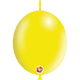 Globos de látex amarillo limón Deco-Link de 12″ metálicos (100 unidades)