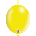 Balloonia Latex Metallic Yellow Lemon Deco-Link 6″ Latex Balloons (100 count)