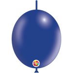 Balloonia Latex Navy Blue Deco-Link 6″ Latex Balloons (100 count)