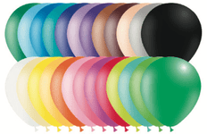 Balloonia Latex Standard Colors Assortment 12″ Latex Balloons (50 count)