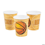Basketball Cups 9oz by Fun Express from Instaballoons