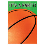Basketball It's a Party Invitations by Amscan from Instaballoons