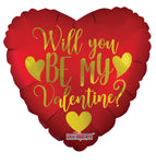 Be My Valentine Cupid 18″ Foil Balloon by Convergram from Instaballoons