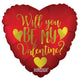 Be My Valentine Cupid 18″ Balloon