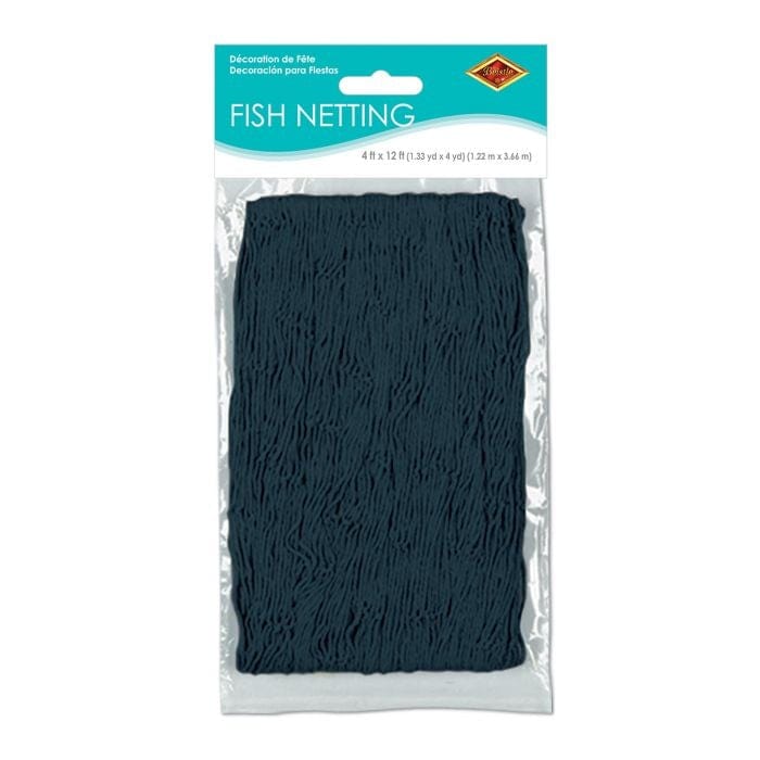 Fish Netting Decoration Black 4' x 12' – instaballoons Wholesale