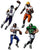 Beistle Football Cutouts 20″ (4 count)