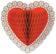 Heart Honeycomb Decoration 12″