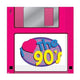 I Love the 90s Floppy Disk Napkins (16 count)