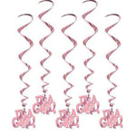 Beistle It's A Girl Whirls Party Accessory (5 count)