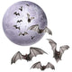 Moon & Bat Halloween Cutouts