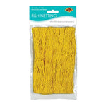 Beistle Party Supplies Fish Netting Yellow