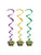 Beistle Party Supplies Mardi Gras Whirls (3 count)