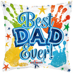 Best Dad Ever Holographic 18″ Foil Balloon by Convergram from Instaballoons