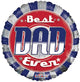 Globo 18″ Best Dad Ever Vintage
