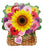 Best Mom Ever Flower Basket 28″ Foil Balloon by Convergram from Instaballoons