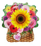 Best Mom Ever Flower Basket 28″ Balloon