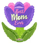 Best Mom Ever Tulip (requires heat-sealing) 12″ Balloon