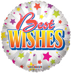 Best Wishes Stars 18″ Foil Balloon by Convergram from Instaballoons