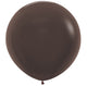 Deluxe Chocolate 36″ Latex Balloons (2 count)