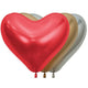 Heart Shape Reflex Assortment 14″ Latex Balloons (50 count)