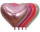 Love Heart Shape Reflex Assortment 14″ Latex Balloons (50 count)