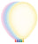 Surtido de Globos de Látex Pastel Cristal 5″ (100)