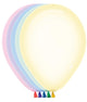 Surtido de Globos de Látex Pastel Cristal 5″ (100)