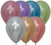 Reflex Assortment 11″ Latex Balloons (50 count)