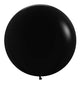 Globos de látex negros de lujo de 24″ (10 unidades)