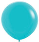 Deluxe Turquoise Blue 24″ Latex Balloons (10 count)