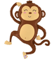 Globo Jungle Monkey 41″
