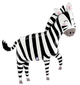 Jungle Zebra 41″ Balloon