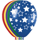 Assorted Bold Stars 11″ Latex Balloons (50 count)